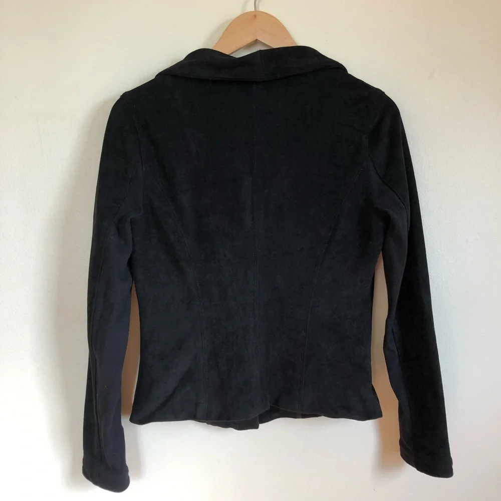 blank nyc | black legendary jacket zippered jacket small - Picture 2 of 8